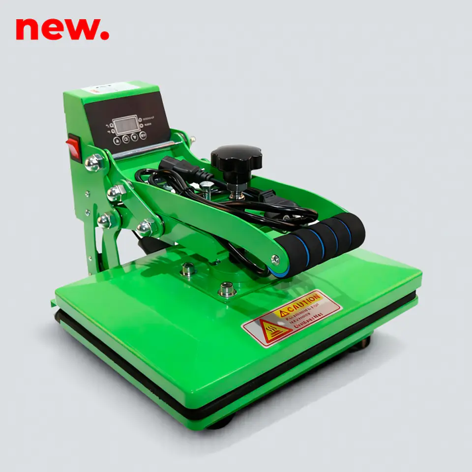 Máquina Heat Press 20x30cm Verde 1