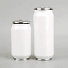 Botella con forma de  Lata Térmica Acero Inoxidable sublimacion blanca 1