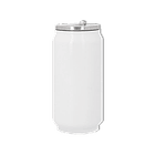 Botella con forma de  Lata Térmica Acero Inoxidable sublimacion blanca 2