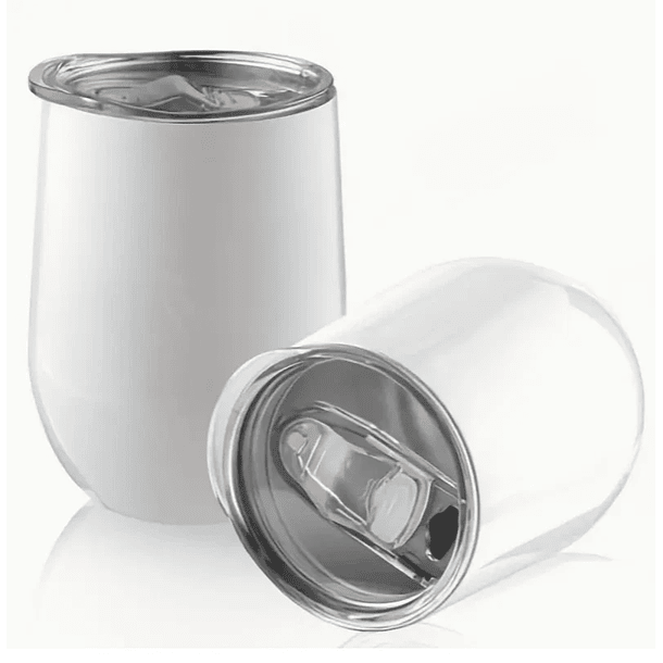 VASO TERMICO DE 12OZ TIPO MATERO METALICO SUBLIMABLE.