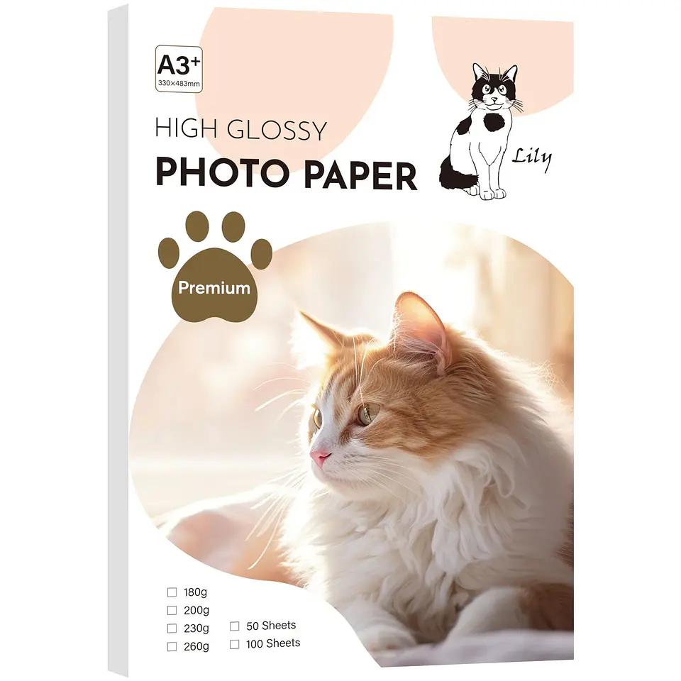 Papel A3+  260 gramos 50 hojas 1
