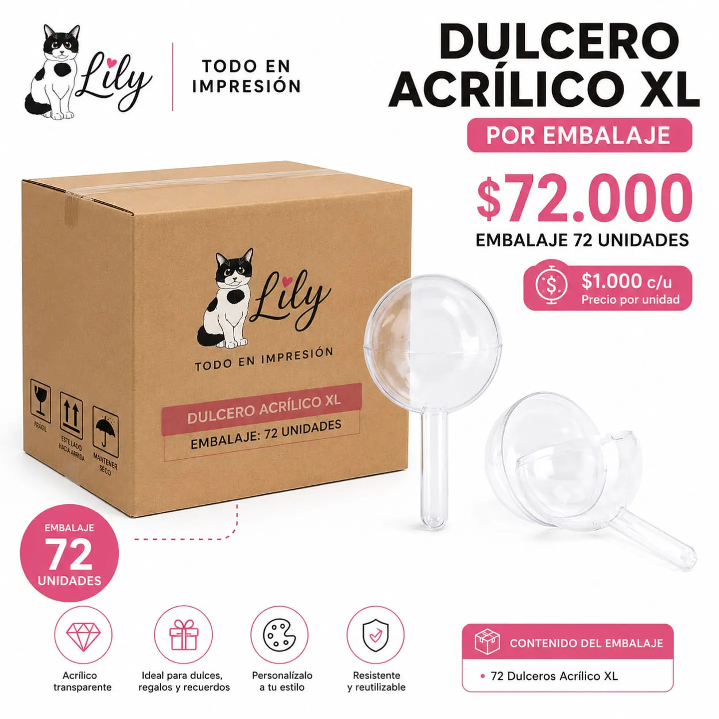 DULCERO ACRILICO XL 4