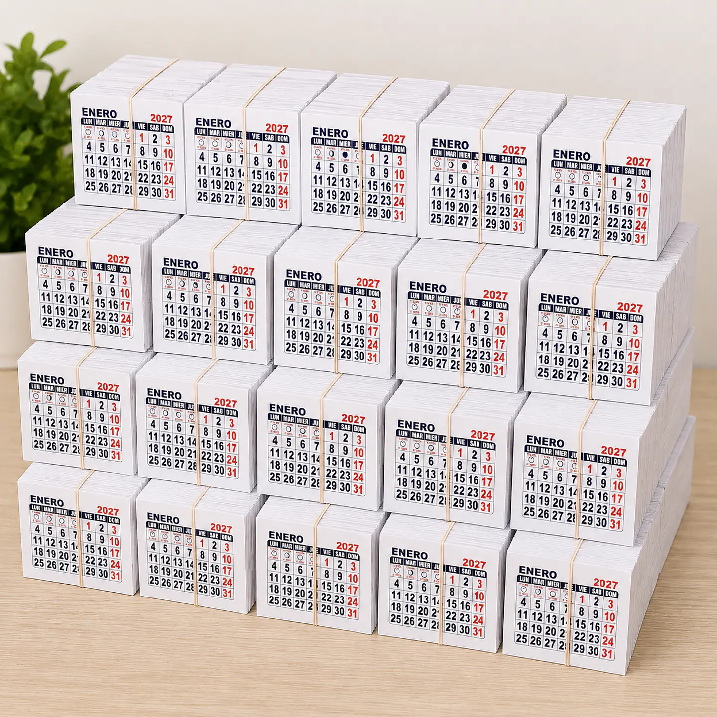 TACO CALENDARIO MINI AÑO 2027 2