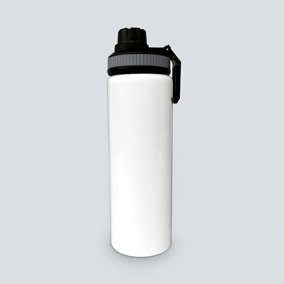 Botella Aluminio Sublimación Tapa Dentada  800 ml 6