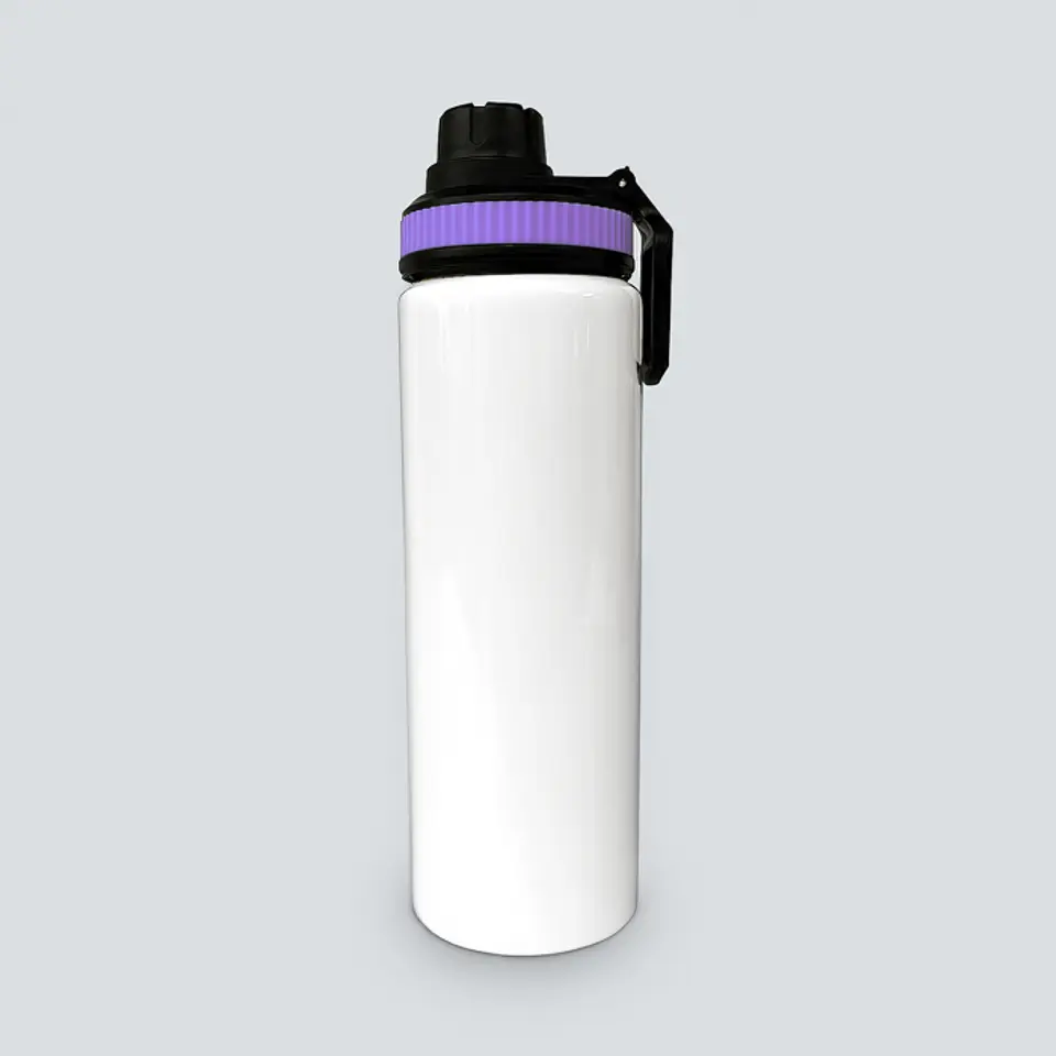 Botella Aluminio Sublimación Tapa Dentada  800 ml 8