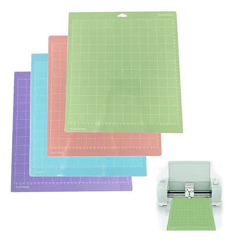 Kit De 4 Tapetes De Corte 30x30 Compatibles Con Cricut/cameo