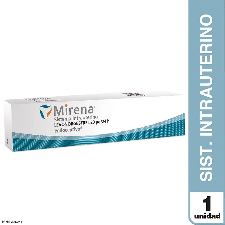 Mirena Anticonceptivos Intrauterinos  Levonorgestrel 20 mcg. 1