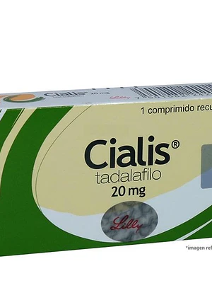 Cialis (R) Tadalafilo 20 mg  1 Comprimido recubierto.