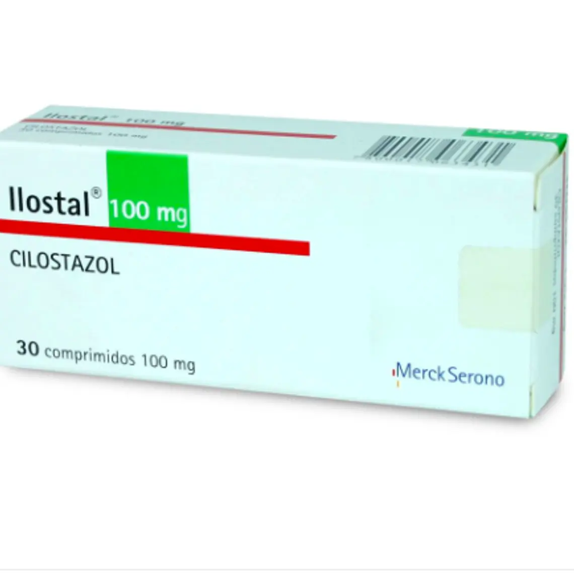 Ilostal Cilostazol 100 mg 30 Comprimidos. 1