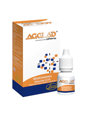 Agglad Ofteno Brimonidina 0,2% Solución oftálmica 5 ml.