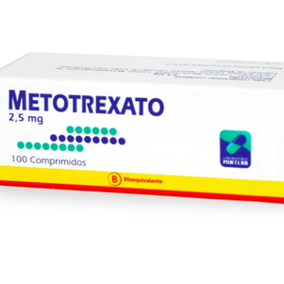 Metotrexato 2,5 mg 100 Comprimidos. 1