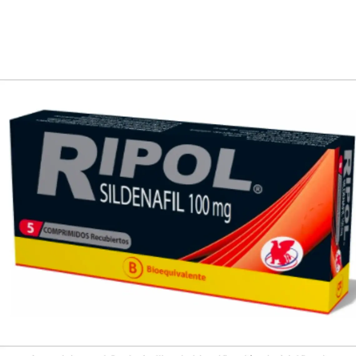 Ripol (B) Sildenafil 100 mg 5 Comprimidos recubiertos. 1