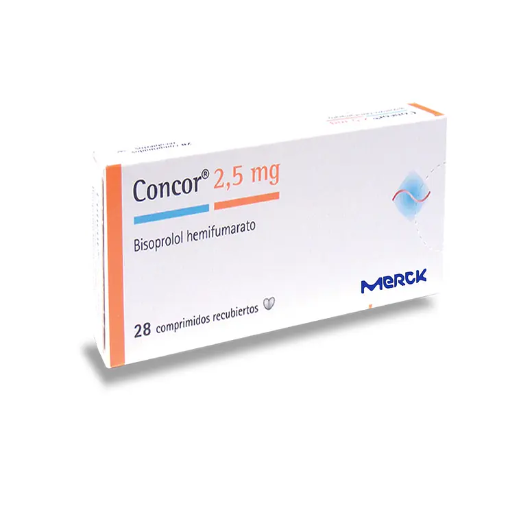 Concor Bisoprolol 2,5 mg 28 Comprimidos recubiertos. 1
