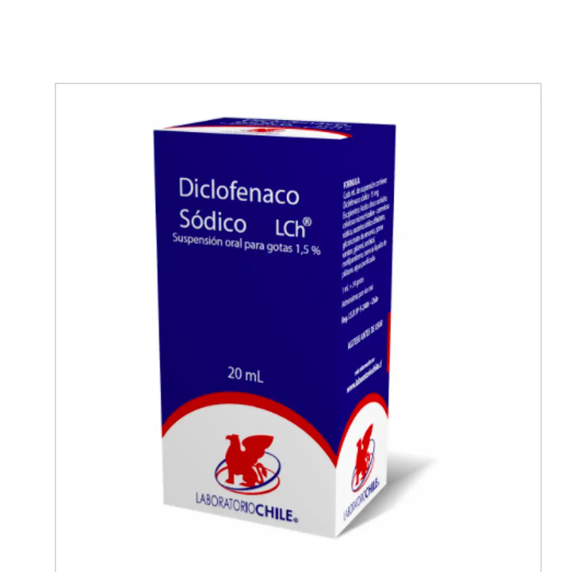 Diclofenaco Sódico 1,5 % Gotas 20 ml. 1