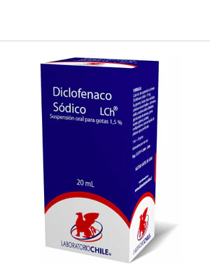 Diclofenaco Sódico 1,5 % Gotas 20 ml.