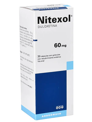 Nitexol Duloxetina 60 mg 30 Comprimidos.
