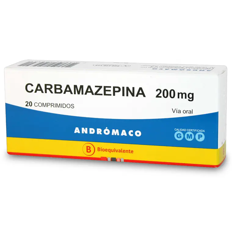 Carbamazepina (B) 200 mg 20 Comprimidos. 1