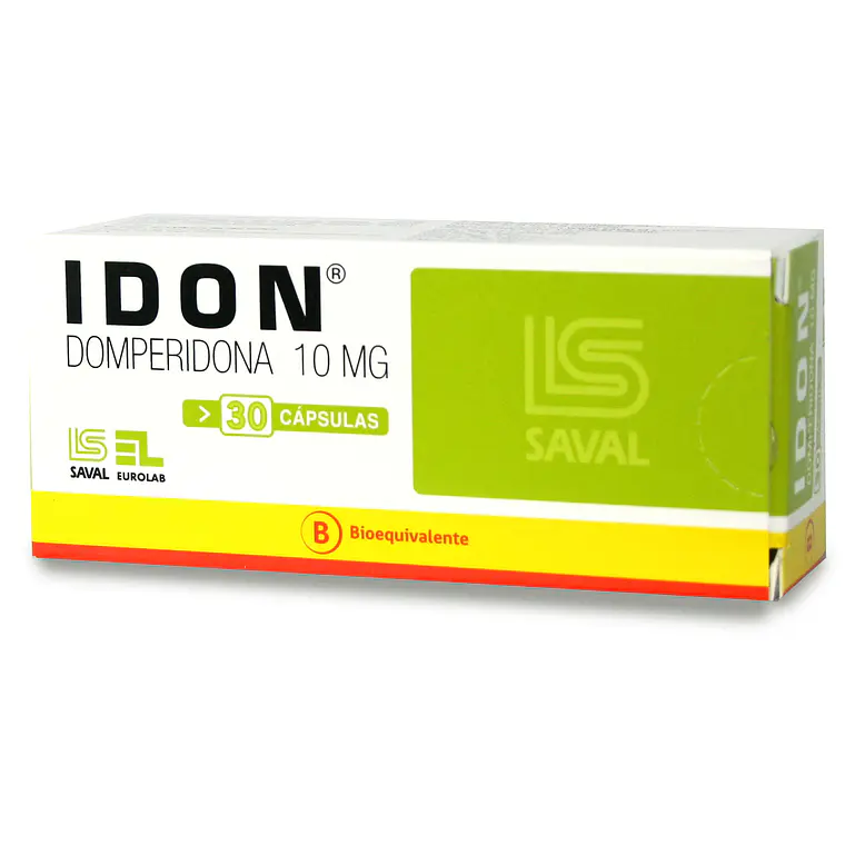 Idon (B) Domperidona 10 mg 30 Cápsulas. 1