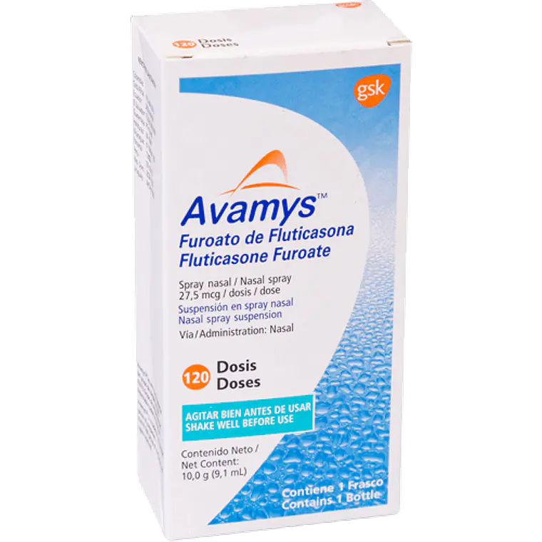 Avamys Fluticasona 27,5 mcg Solución Nasal 120 dosis. 1
