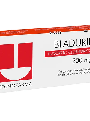 Bladuril Flavoxato 200 mg 20 Comprimidos recubiertos.