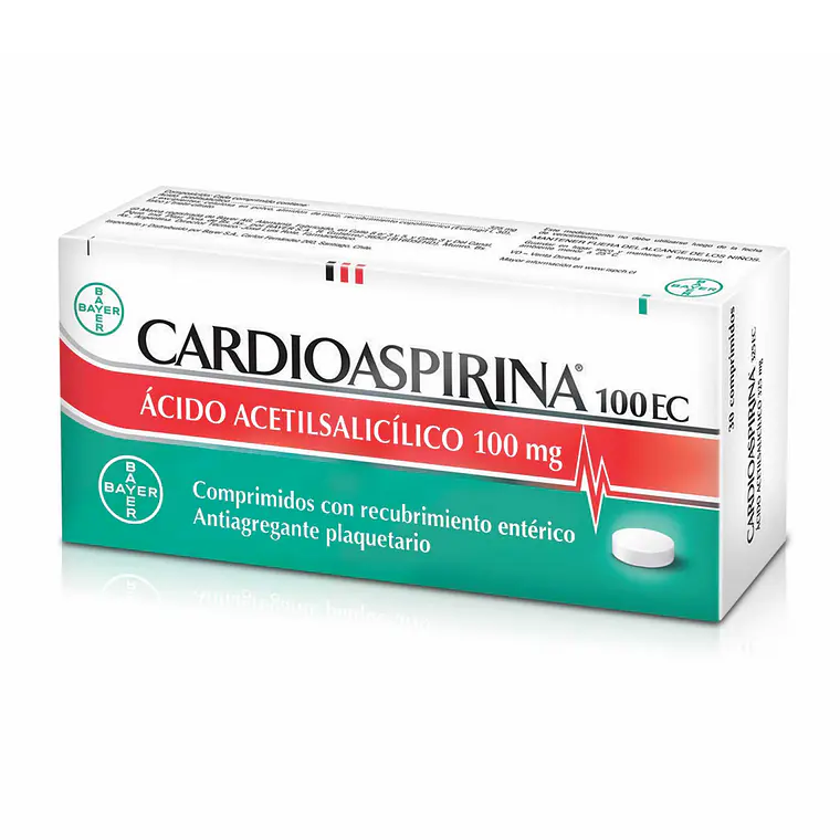 Cardioaspirina 100 mg 50 Comprimidos recubiertos. 1