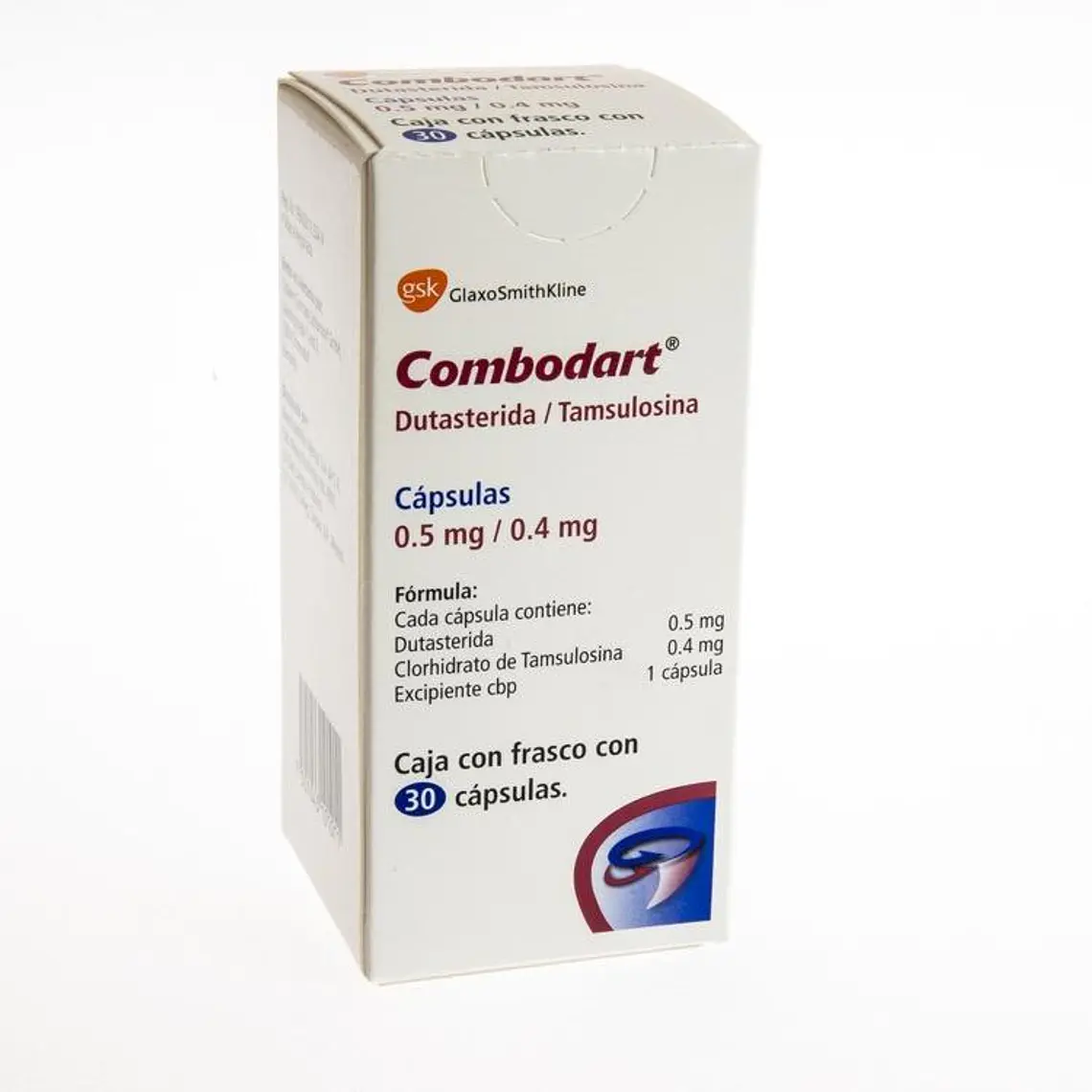 Combodart  Dutasterida 0,5 mg Tamsulosina 0,4 mg 30 Cápsulas. 1