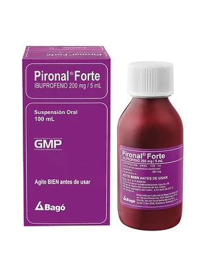 Pironal Forte Ibuprofeno 200 mg / 5 ml Jarabe 100 ml.