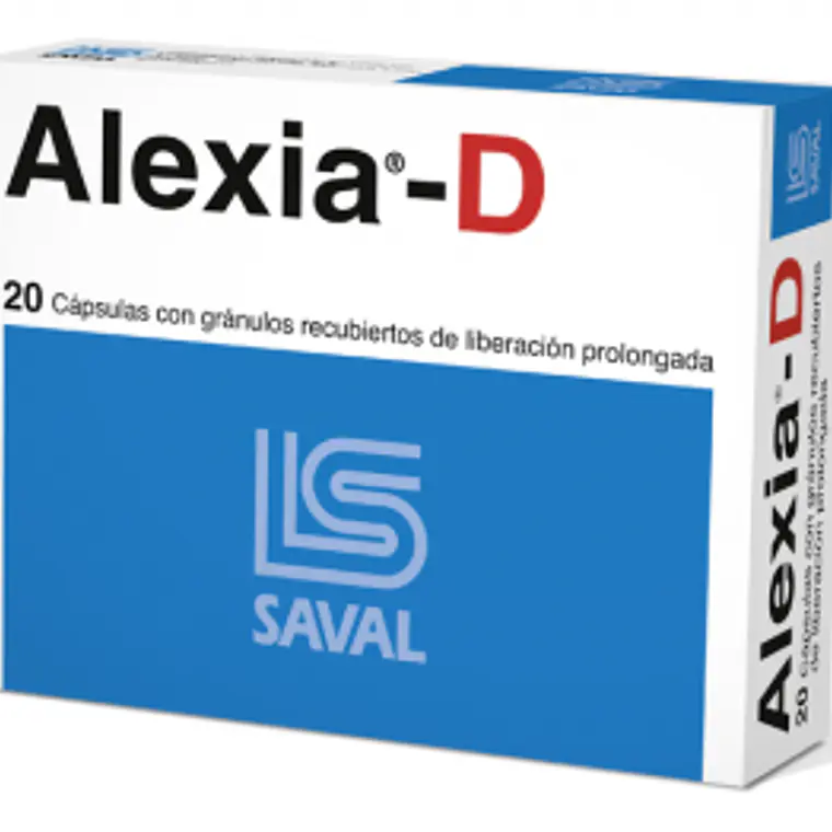 Alexia D Fexofenadina 60 mg 20 Cápsulas. 1