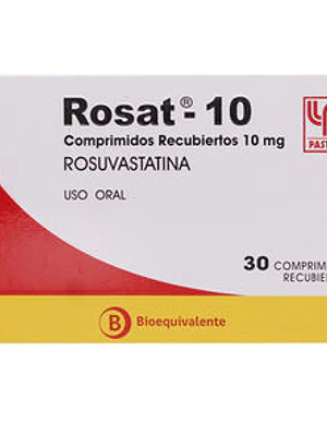 Rosat (B) Rosuvastatina 10 mg 30 Comprimidos recubiertos.