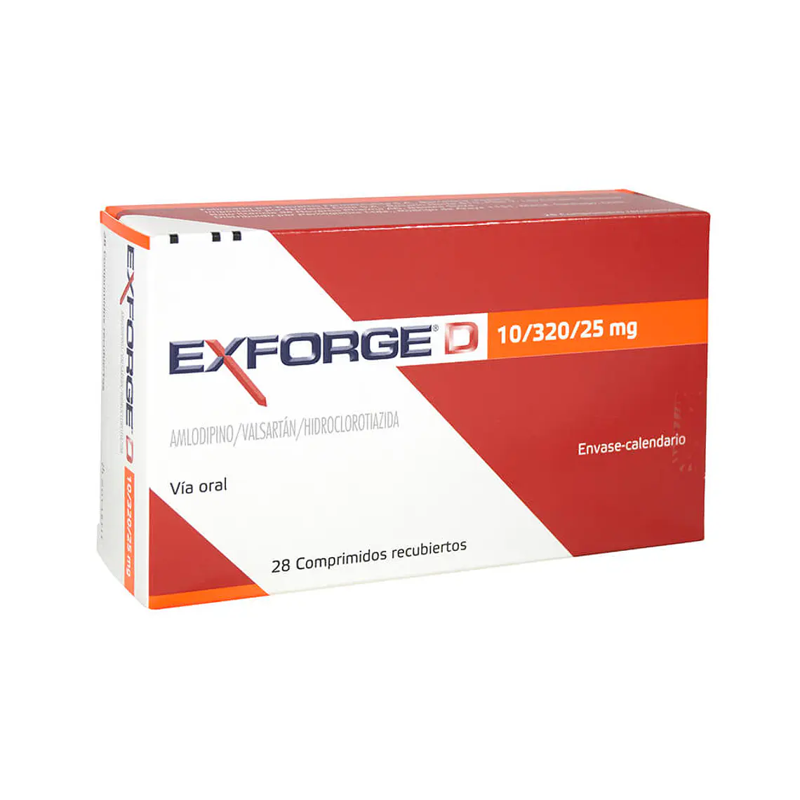 Exforge D  10/ 320 / 25 mg 28 Comprimidos recubiertos. 1