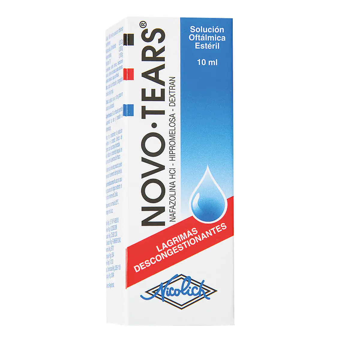 Novo-Tears Nafazolina Solución oftálmica 10 ml. 1