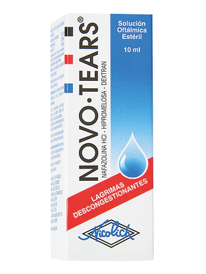 Novo-Tears Nafazolina Solución oftálmica 10 ml.