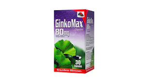 Ginkomax Ginko Biloba 80 mg 30 Cápsulas. Garden House