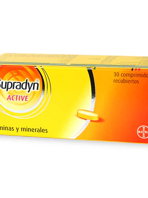 Supradyn Active 30 Comprimidos recubiertos.