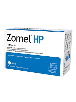 Zomel HP Triterapia 28 dosis.