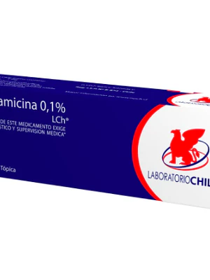 Gentamicina 0,1 % Crema tópica 10 g.