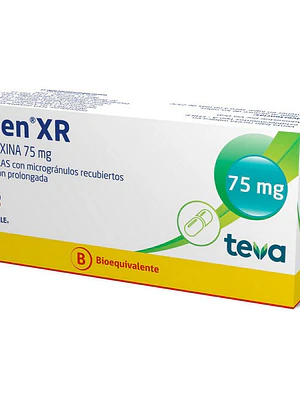 Ectien XR (B) Venlafaxina 75 mg 30 Cápsulas.