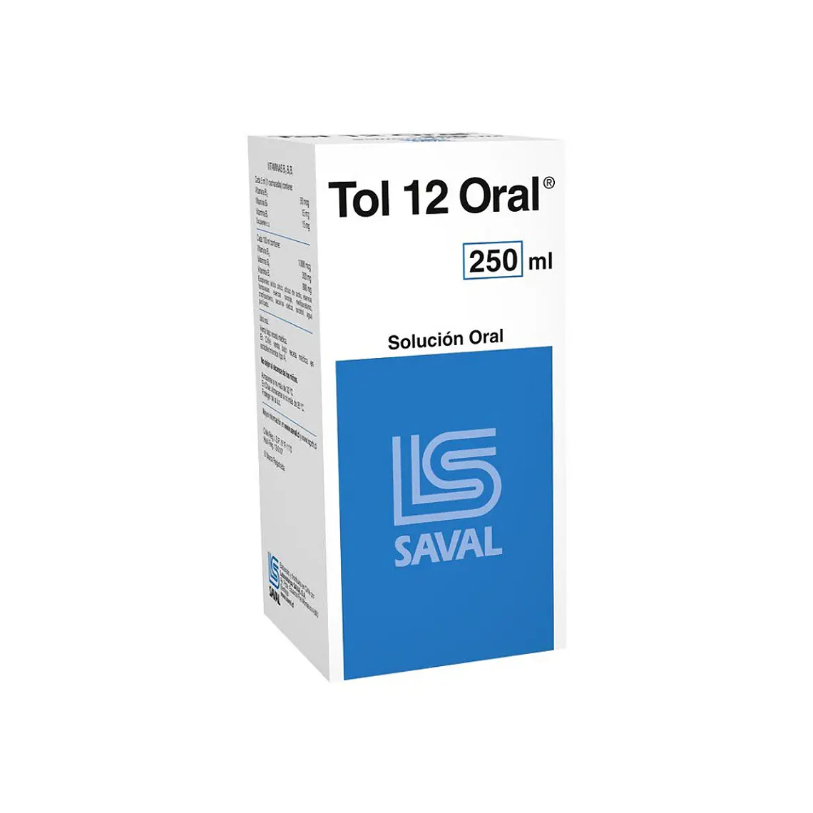 Tol 12 Vitaminas B1 / B6 / B12 Solución oral 250 ml. 1