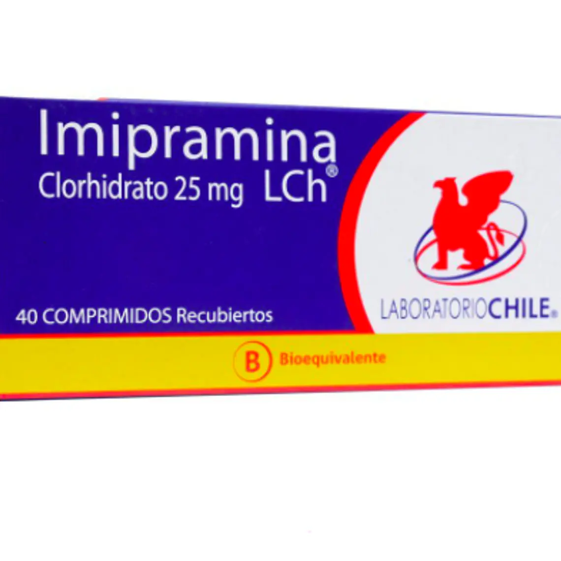Imipramina (B) 25 mg 40 Comprimidos recubiertos. 1