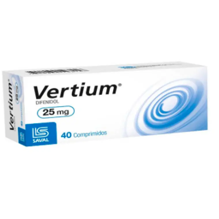 Vertium Difenidol 25 mg 40 Comprimidos. 1