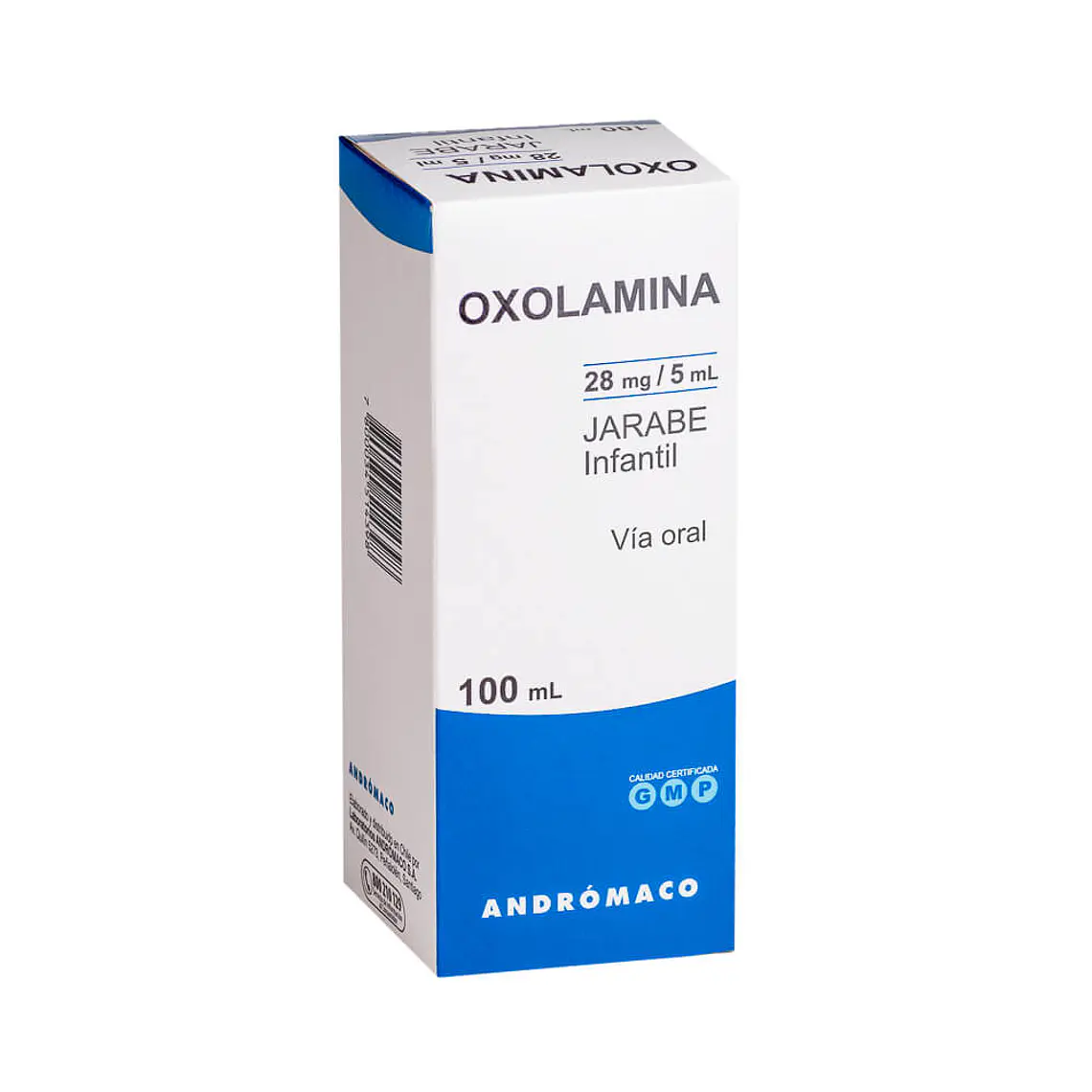 Oxolamina 28 mg /5 ml Jarabe infantil 100 ml. 1