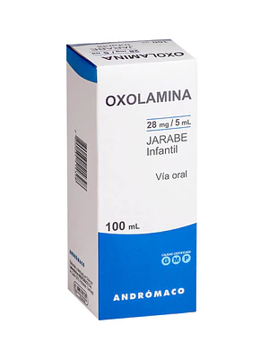Oxolamina 28 mg /5 ml Jarabe infantil 100 ml.