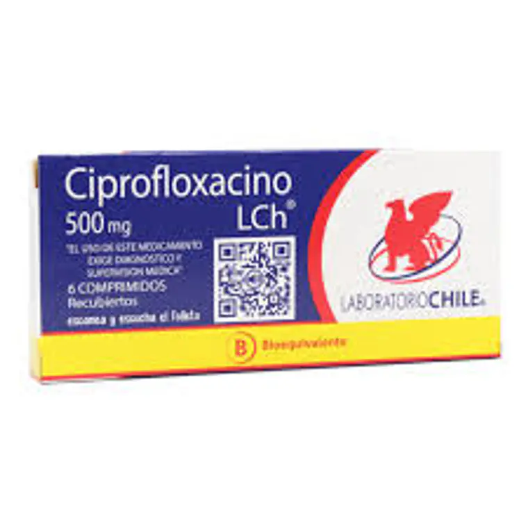 Ciprofloxacino (B) 500Mg 6 Comprimidos Recubiertos 1
