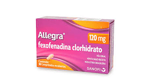 Allegra 120 mg por 30 comprimidos