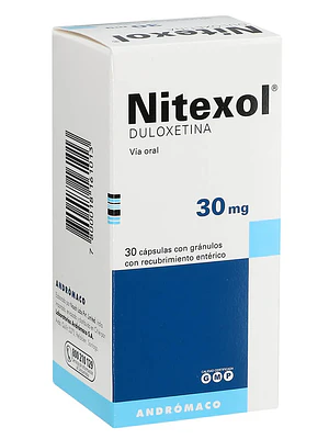 Nitexol Duloxetina 30 mg 30 Comprimidos.