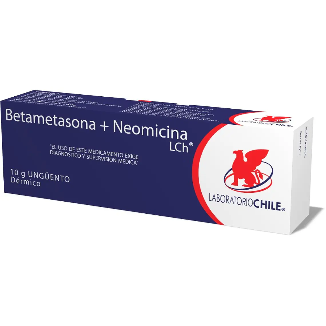 Betametasona + Neomicina Ungüento tópico 10 g. 1