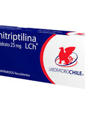 Amitriptilina (B) 25 mg 24 Comprimidos recubiertos.