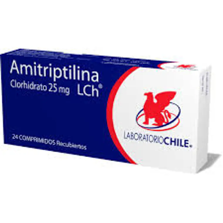 Amitriptilina (B) 25 mg 24 Comprimidos recubiertos. 1