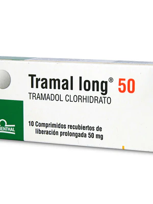 Tramal Long Tramadol 50 mg 10 Comprimidos.