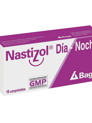 Nastizol  Día- Noche 18 Comprimidos.